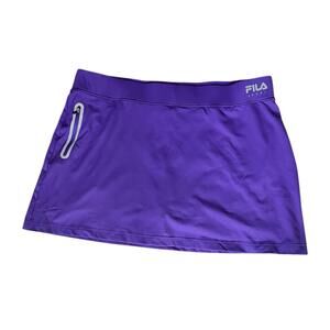 Fila Sport Womens Size XL Purple Built In Shorts Golf Tennis Pickleball Skort